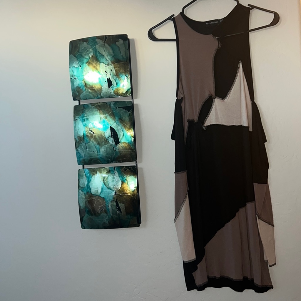 Chocolates And Nude Dress
